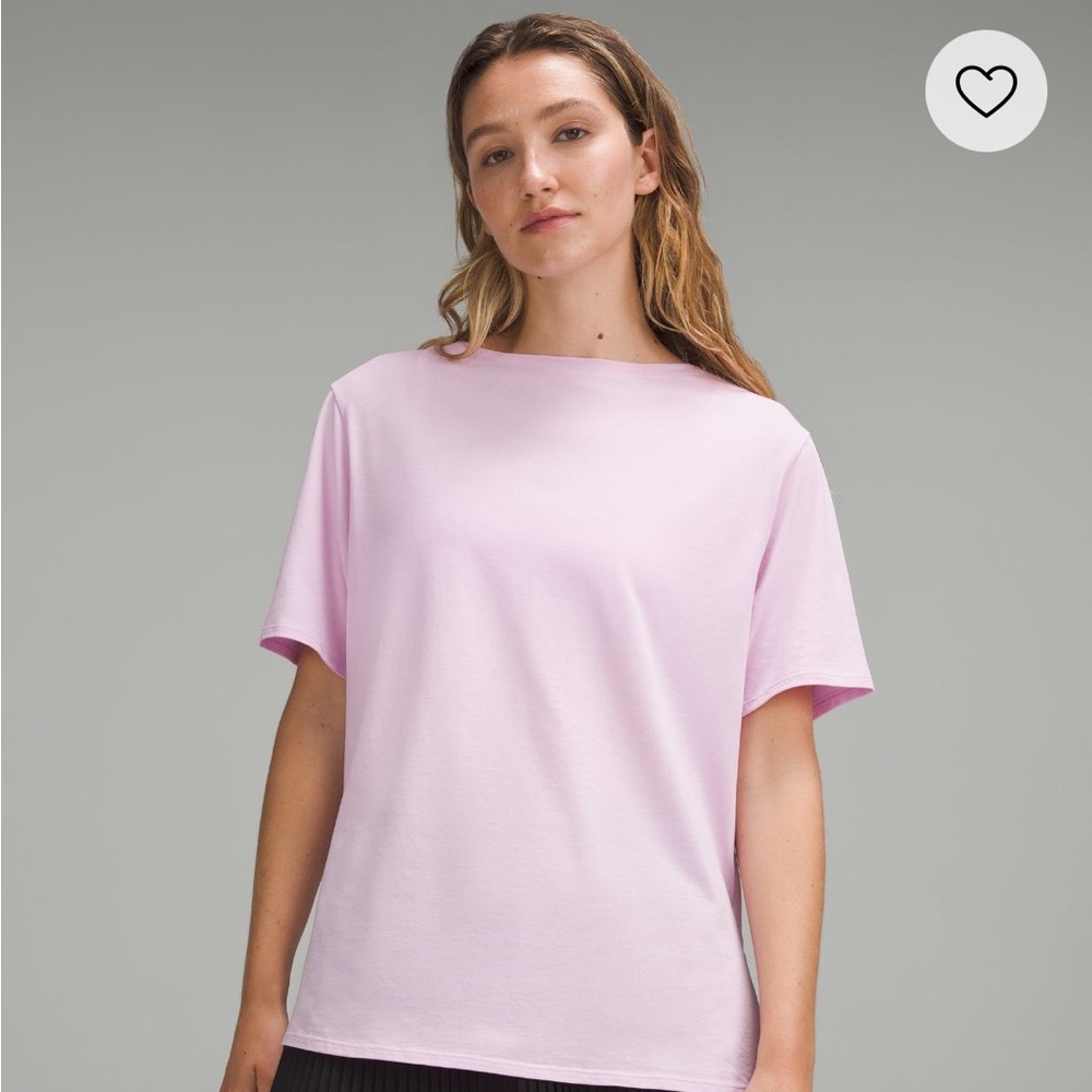 Lululemon relaxed fit boatneck tshirt